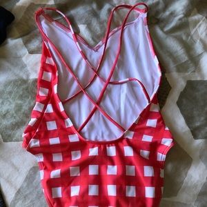 High hip one piece swimsuit